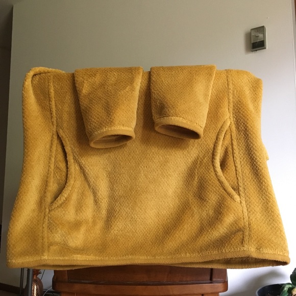 Patagonia Fleece Pullover Sweater Snap-T Gold - Picture 2 of 5